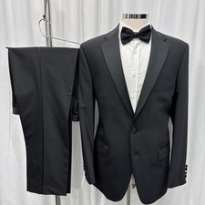 M&S TAILORING Black Wool Blend