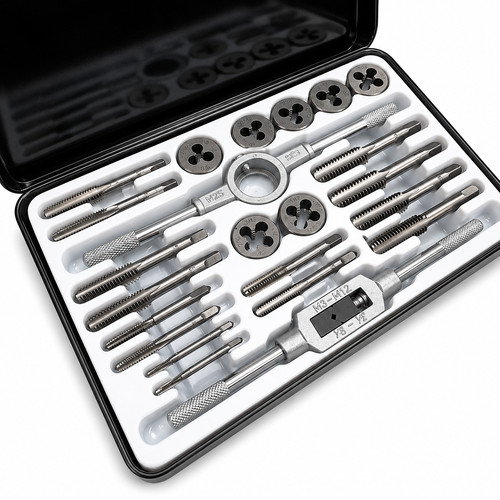 23pc whitworth tap die - &, set