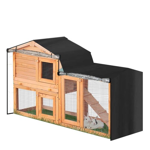 Rabbit hutch cover 210d oxford - rabbit,