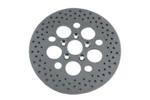 Rear drilled brake disc - drilled,