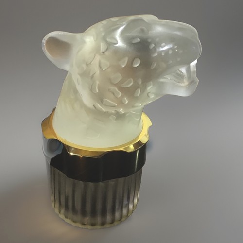 Large lalique panther head - panther,