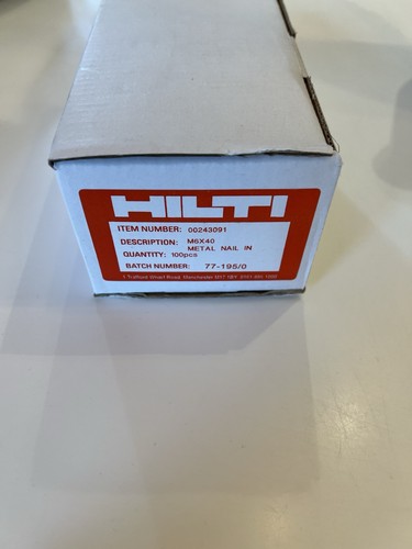 Hilti hammer nail fixings - in,