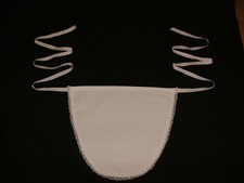 VICTORIAN/EDWARDIAN WHITE WAIST APRON 50s RETRO PINNY - Adult, Child, Toddler