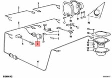 OEM BMW M3 M5 E24 E28 Fader Control With Cylindrical Connector 65121379048
