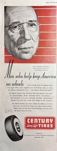 1951 mansfield tire rubber - mansfield,