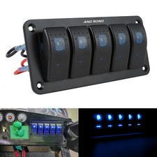 5 Gang 12V/24V Toggle Rocker