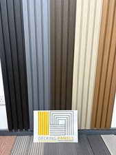 Slatted Composite Cladding £19.99 - 2500mm x 219mm - Big Variety - Nationwide Uk