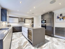 Large White Gold Veined Marble