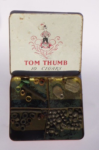 Very old tin fishing - very, of