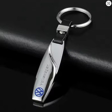 VW Volkswagen Keychain keyring Chrome