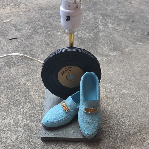 Elvis presley lamp blue - elvis,