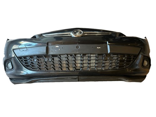 Bumper front black complete - black,