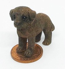 Dolls House Labrador Dog Miniature Resin 1:12 Scale Standing Puppy Z36 tumdee
