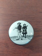 ROYAL CROWN DUCHY TRINKET BOX FOR HARRODS ( GOLF SCENE)