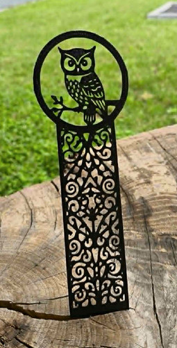 Printed owl bookmark - printed,