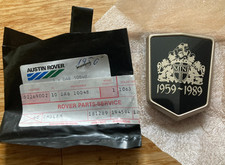 Classic Mini Austin Rover Mini 30 Bonnet Badge - Genuine - CZH4143