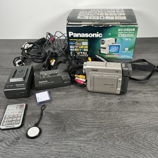Panasonic NV-DS55 Digital Video Camera Camcorder Mini DV Boxed Retro Silver