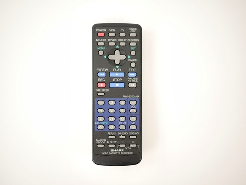 Sharp vcr remote control - remote,