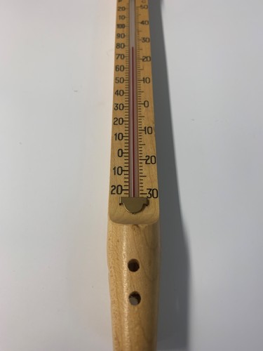 Liquid wooden thermometer - liquid,