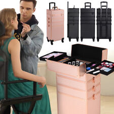 Vanity Beauty Makeup Case Trolley Cosmetic Nail Technician Storage Box on Wheels