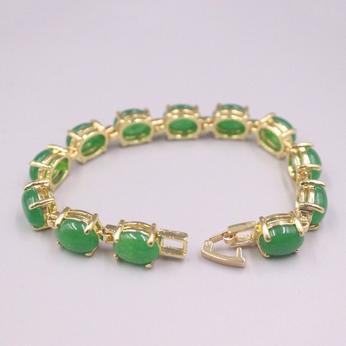 Real green jade bracelet - real,