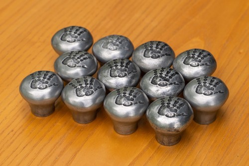 Handprint handle knob - handprint,