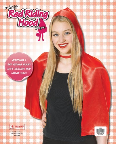 Red riding hood cape - riding, adult