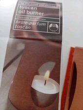 The Body Shop Tuscan Oil Burner NEW In Box Ocean Reef Fragrance+ Tea Candle