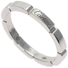 Cartier Maillon Panthere #59 Ring, 18K White Gold, Women's, CARTIER