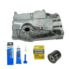 Oil Pan + Sealant + Filter for