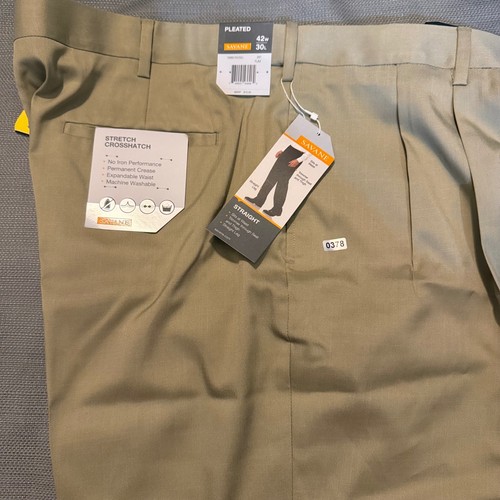 Savane mens pleated straight - savane,
