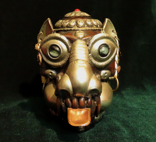 Antique tibetan kapala - kapala, a