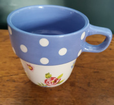 M&S Blue Floral & Spotty