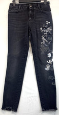 Ermanno Scervino Jeans - Womens 38 (Italian) 4 (U.S.A.) - Gray Floral (4458)