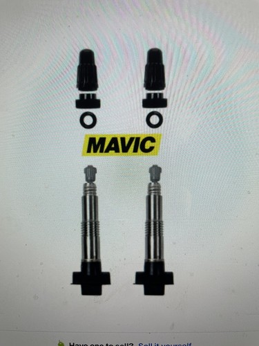 Mavic ust tubeless valves a - mavic, [a