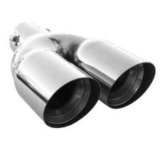 Twin Exhaust Tip Trim Pipe