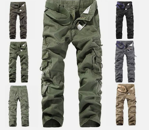 Mens army cargo combat - army,