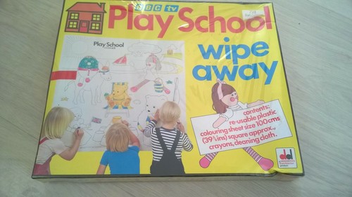 Vintage 1982 toy play school - vintage,