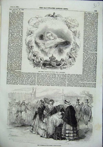 Old antique print imperial - old,