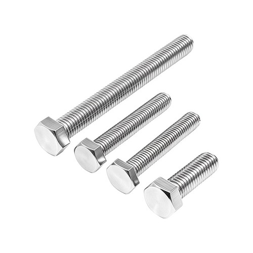 Stainless steel long hex - long, bolts