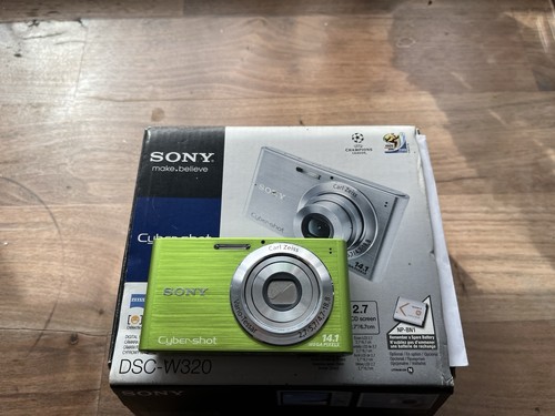 Sony cyber shot dsc w320 - shot, green