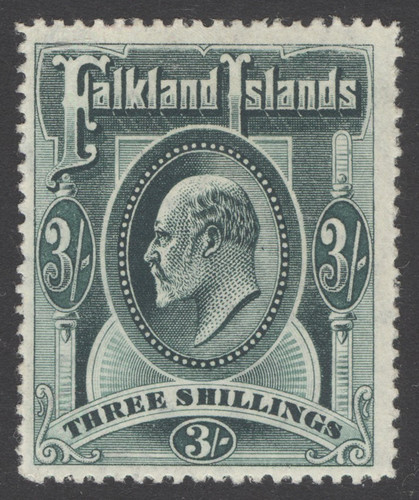 49b falklands 1904 3 - sg, 1904-12.