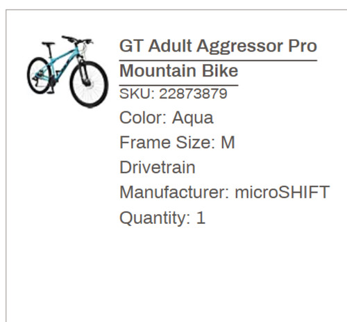 Aggressor pro mountain bike - gt,