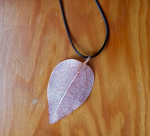 Electroplated leaf skeleton - electroplated,