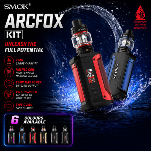 Smok arcfox 230w - arcfox, dual