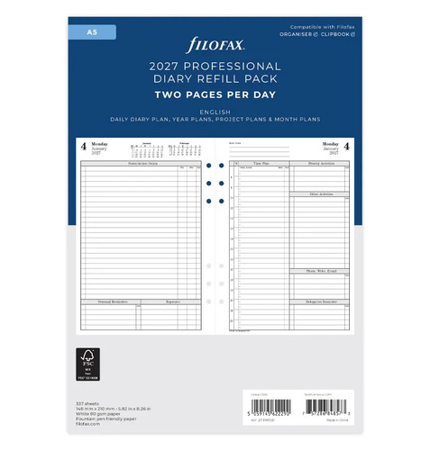 Filofax 2027 diary time - ,
