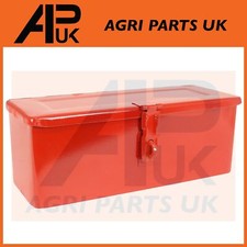 Red Tool Box Lockable for JCB