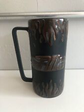 Alton Towers Collectible Brown Black Matte 3D Rita Flame Tall Mug 20oz