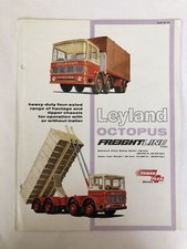 Leyland Octopus Freightline Brochure Classic Commercial 1964