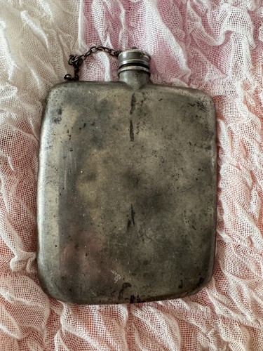 Vintage steel flask the - 5, oz
